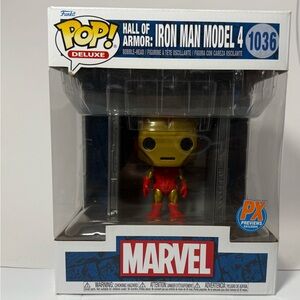 Funko Pop! Deluxe Marvel Hall of Armor Iron Man #1036 Model 4 (Px Exclusive)